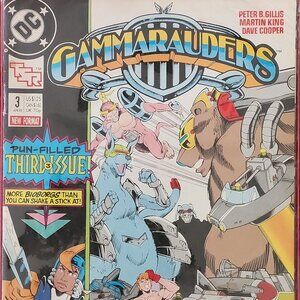 VINTAGE 1989, GAMMARAUDERS COMIC BOOK, ISSUE #3!!!